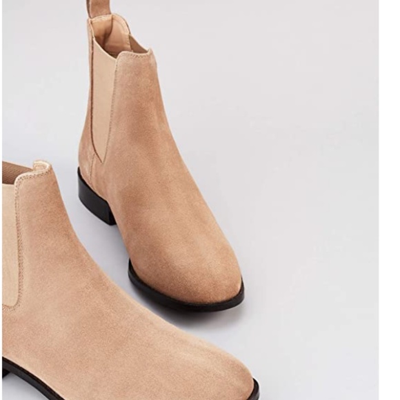 Genuine Leather Distressed Chelsea Ankle Booties - Picture 2 of 4